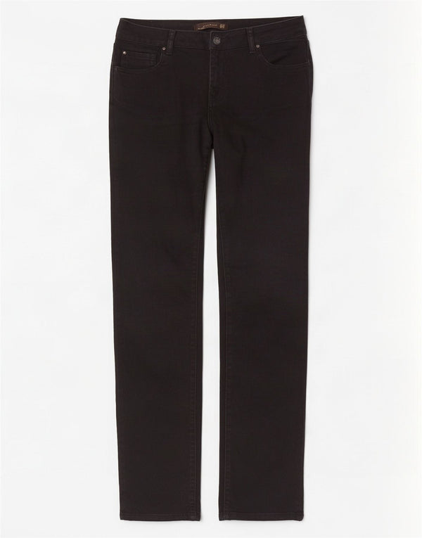 Zara Damen Slim Jeans EU 42 Large W32 L34 Schwarz
