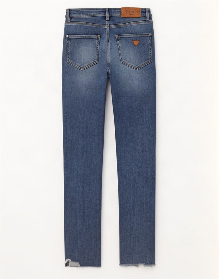 Guess Damen Slim Jeans W28 L27 Blau