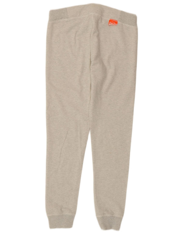 Superdry Damen Skinny Fit Trainingshose Jogger UK 14 Mittelgrau