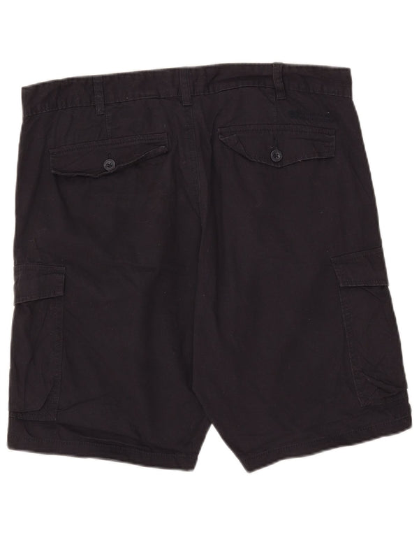 Mountain Warehouse Mens Cargo Shorts Large W34 Navy Blue Cotton