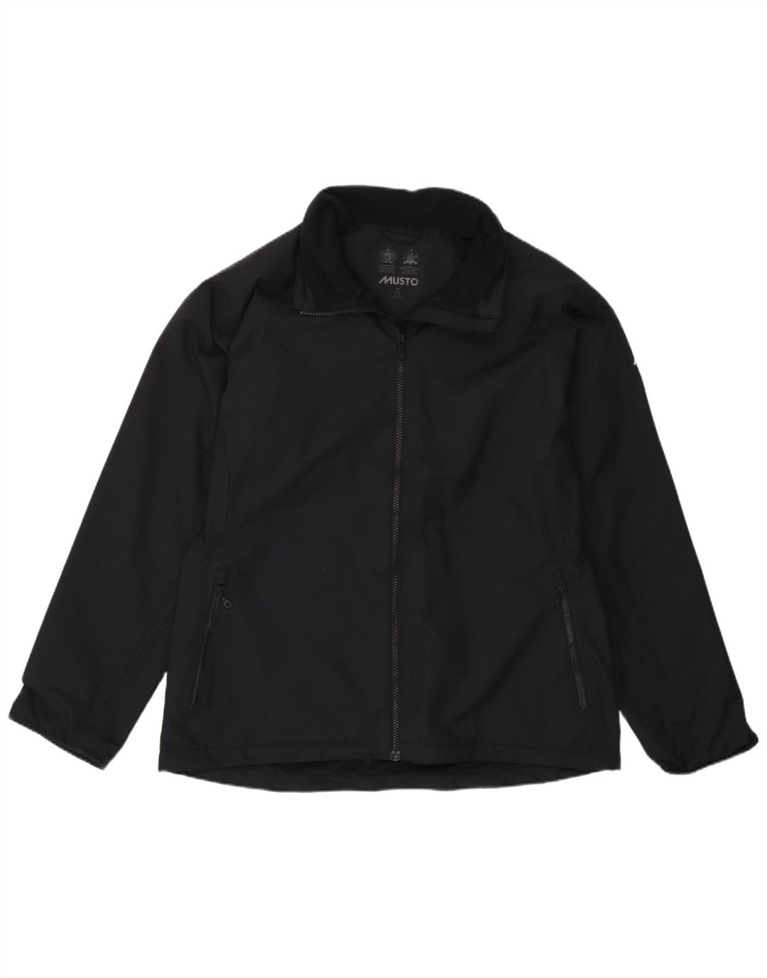 Musto Damen Regenjacke UK 16 groß Schwarz Polyamid