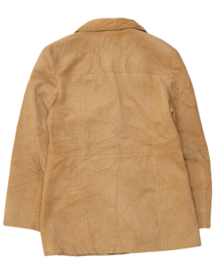 Conbipel Damen Wildledermantel IT 50 XL Beige Leder