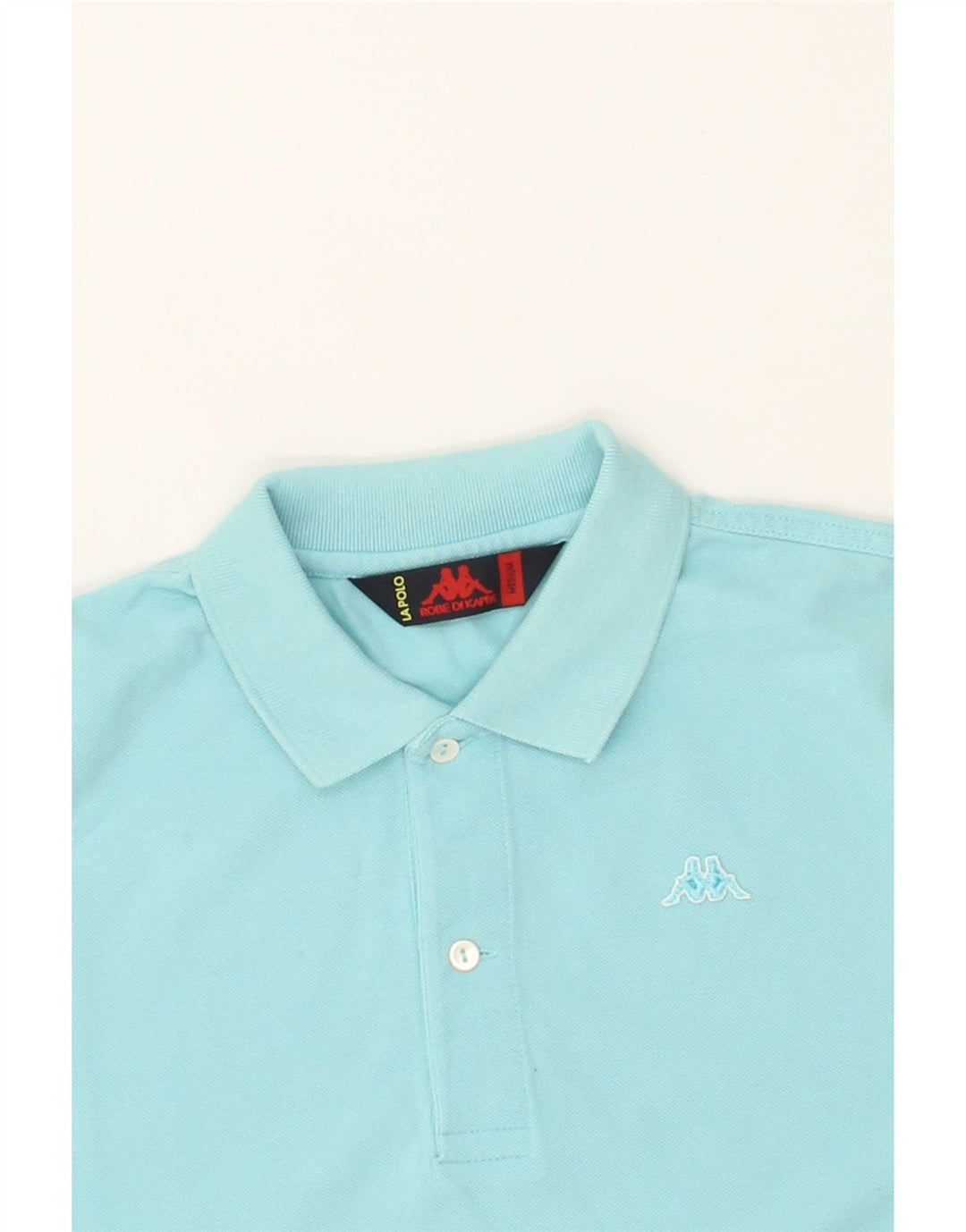 KAPPA Mens Polo Shirt Medium Blue Cotton Vintage Kappa and Second-Hand Kappa from Messina Hembry 