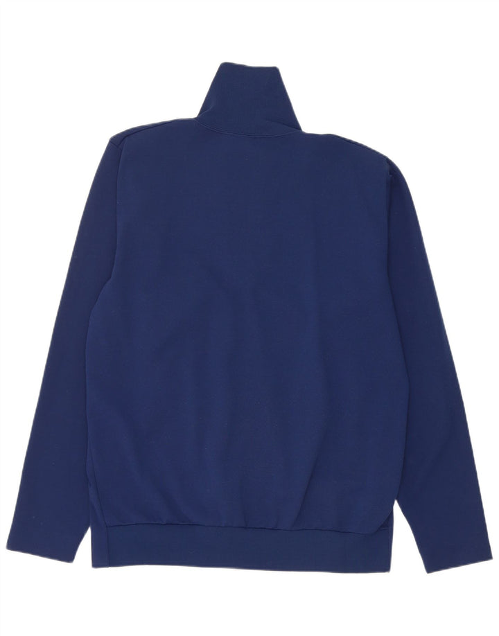 Vintage Herren Trainingsanzug Top Jacke Medium Marineblau