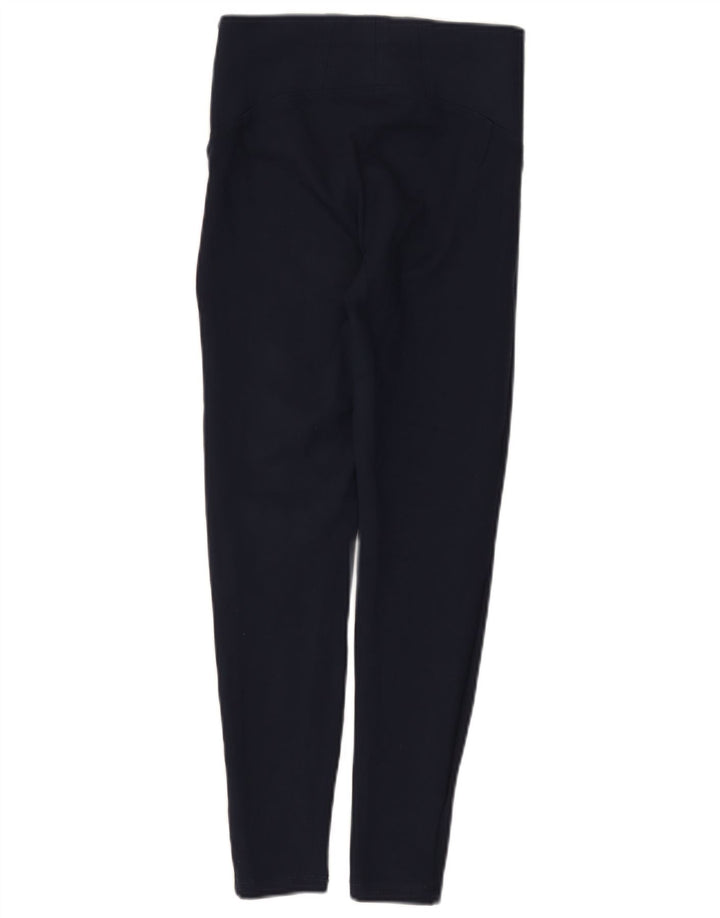 Marks & Spencer Damen Leggings UK 8 Small Marineblaue Viskose