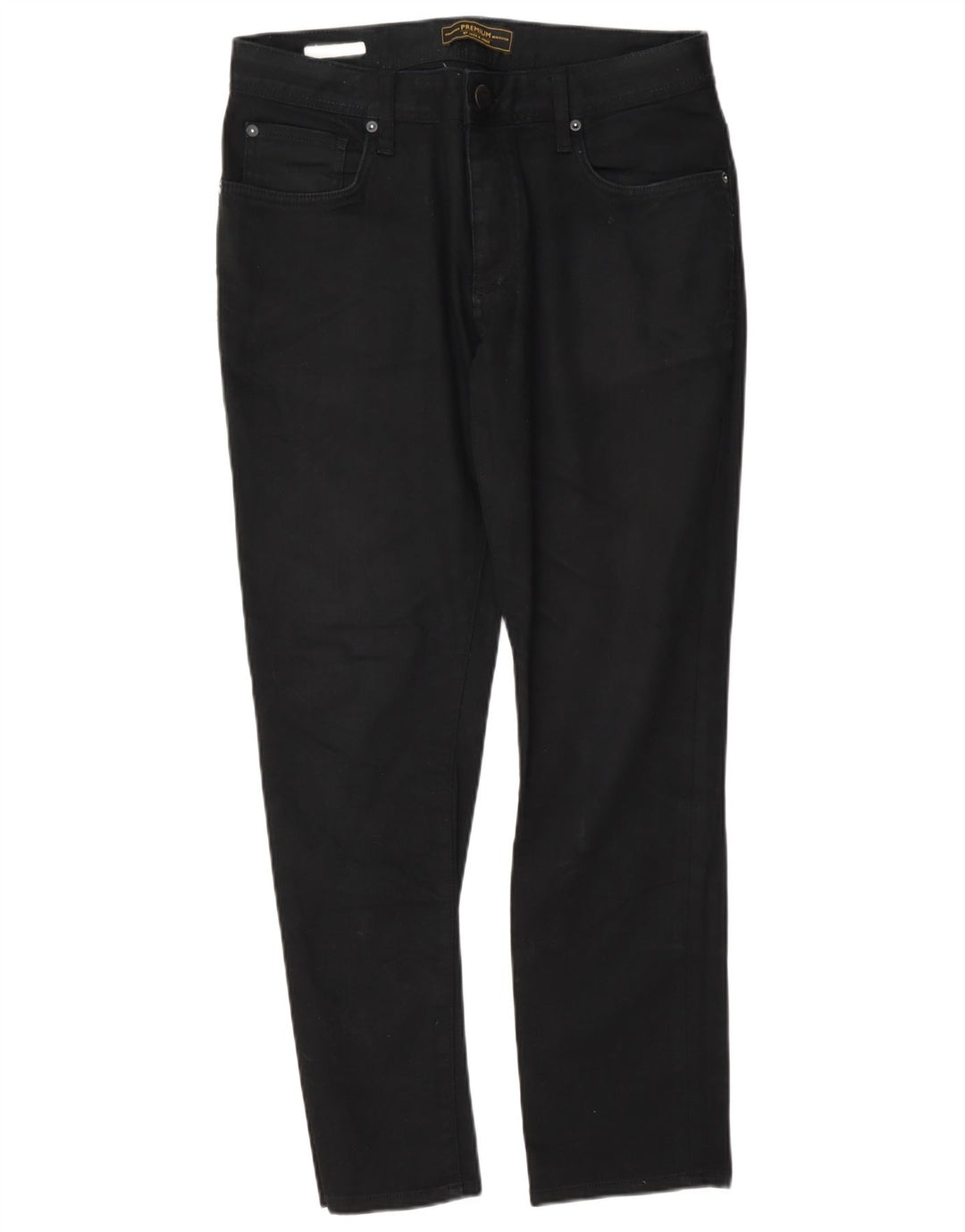 Jack & Jones Herren Slim Jeans W33 L30 Schwarze Baumwolle