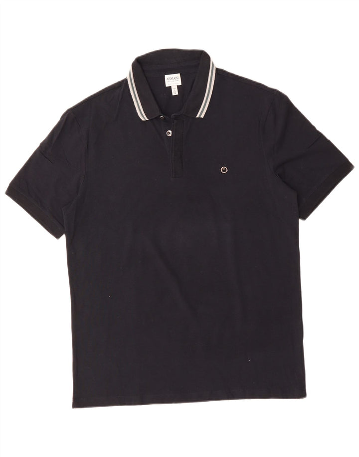 ARMANI COLLEZIONI Herren Poloshirt Medium Marineblau