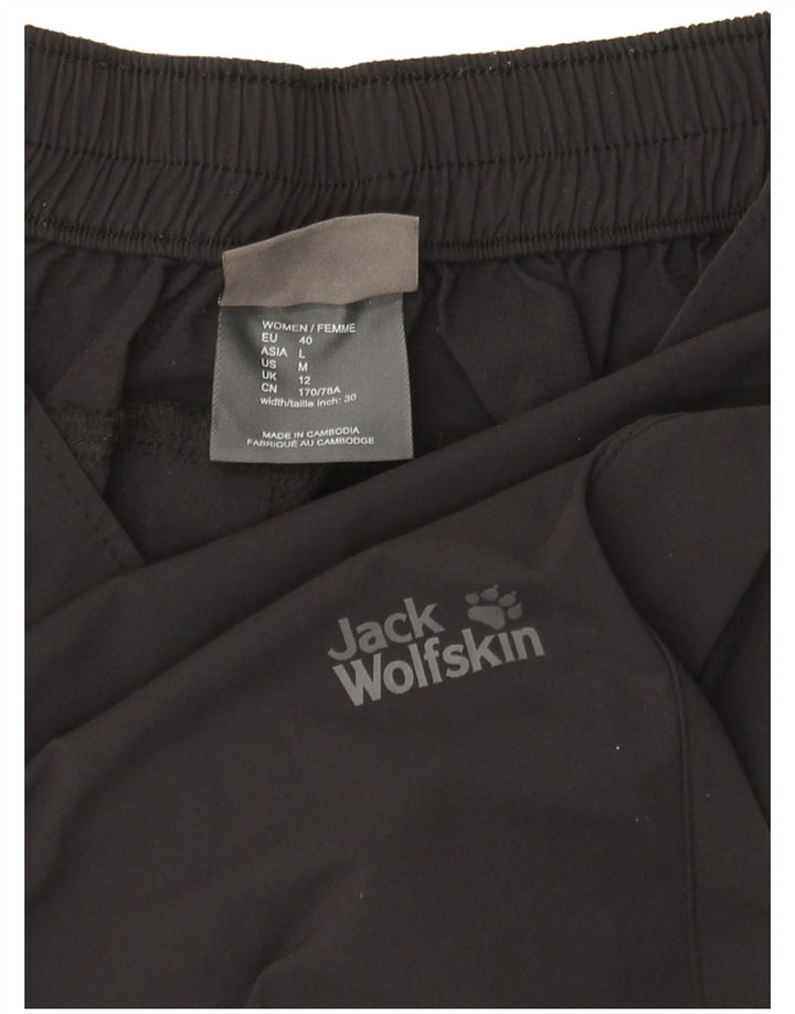 Jack Wolfskin Damen Bermudashorts UK 12 Medium W32 Schwarz