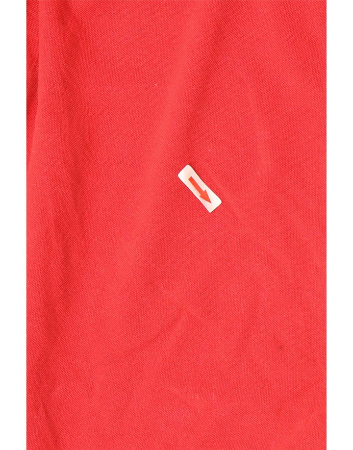 Fila Herren Poloshirt 2XL Rote Baumwolle