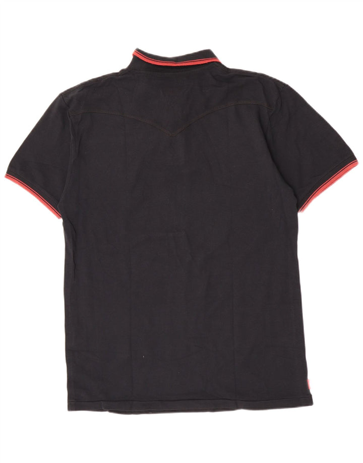 Levi's Herren-Poloshirt 2XL aus schwarzer Baumwolle