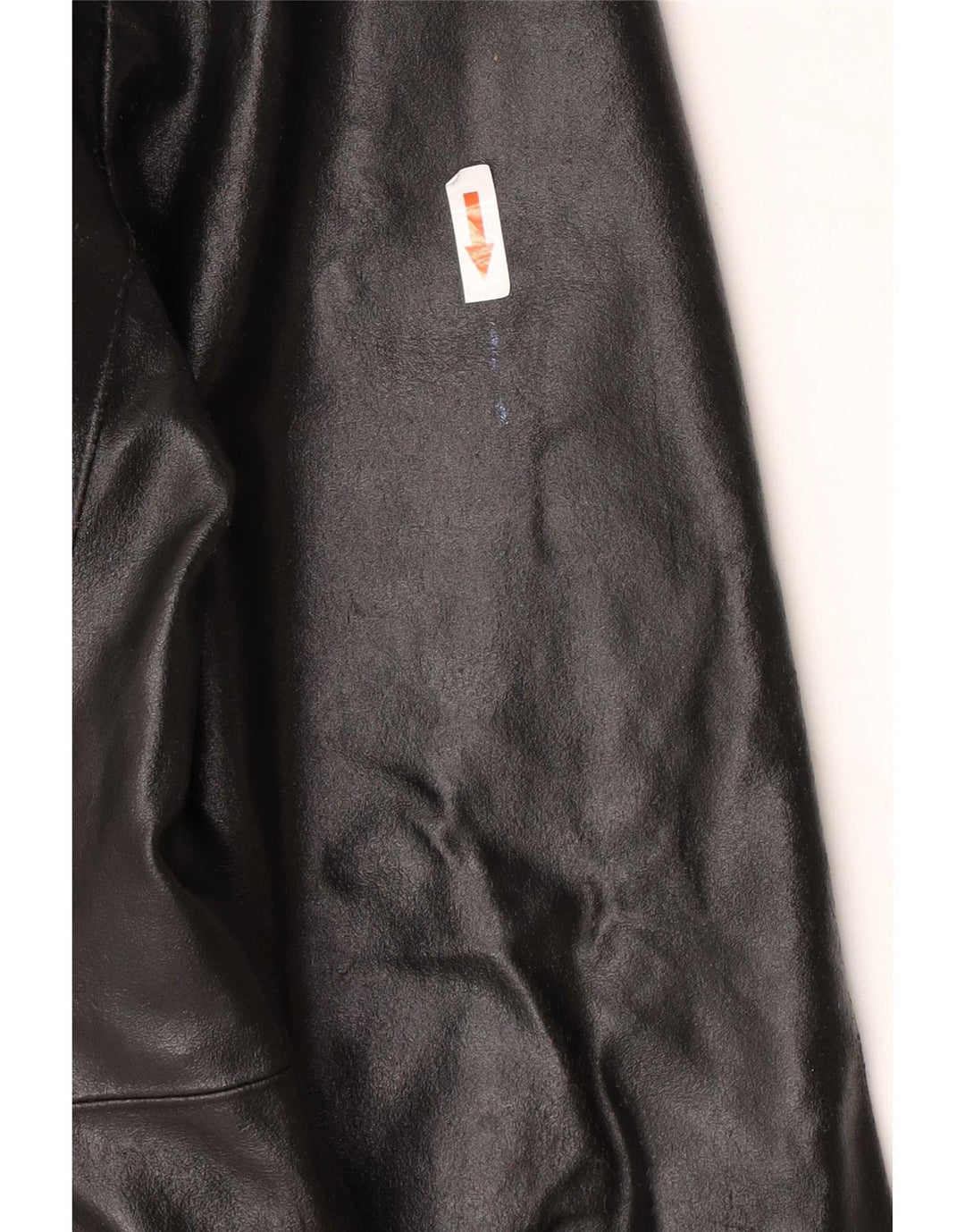 Vintage Damen Ledermantel IT 46 Large Schwarz
