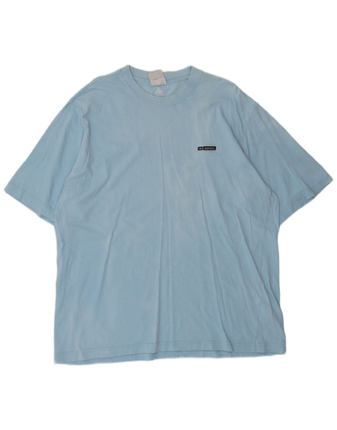 ADIDAS Herren T-Shirt Top XL Blau Baumwolle