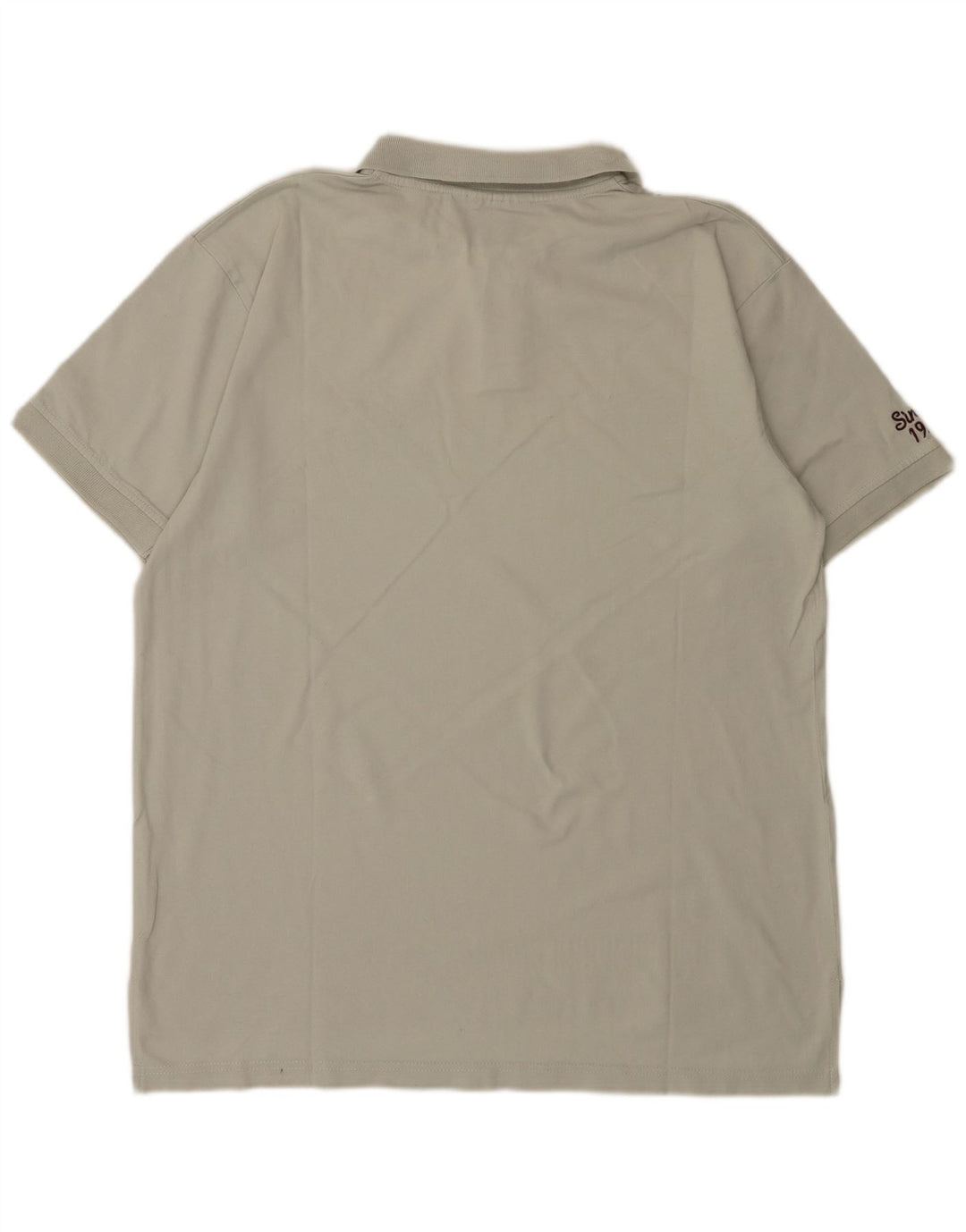 Umbro Herren-Poloshirt mit Grafik, groß, graue Baumwolle