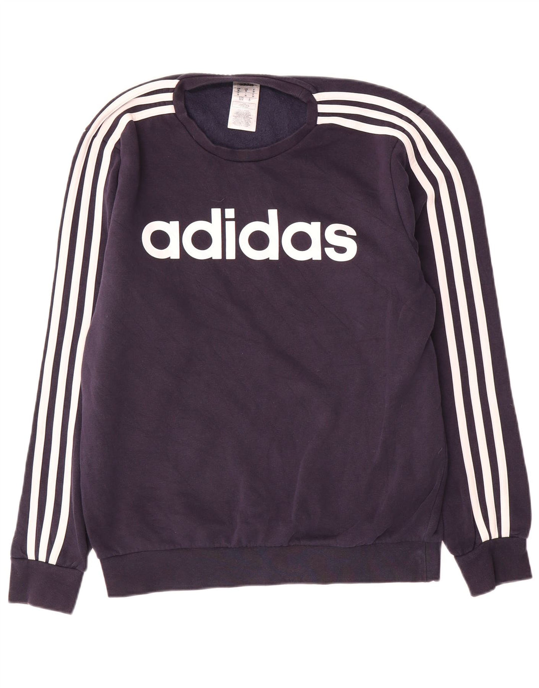 Adidas Herren Sweatshirt Pullover Medium Marineblau Polyester
