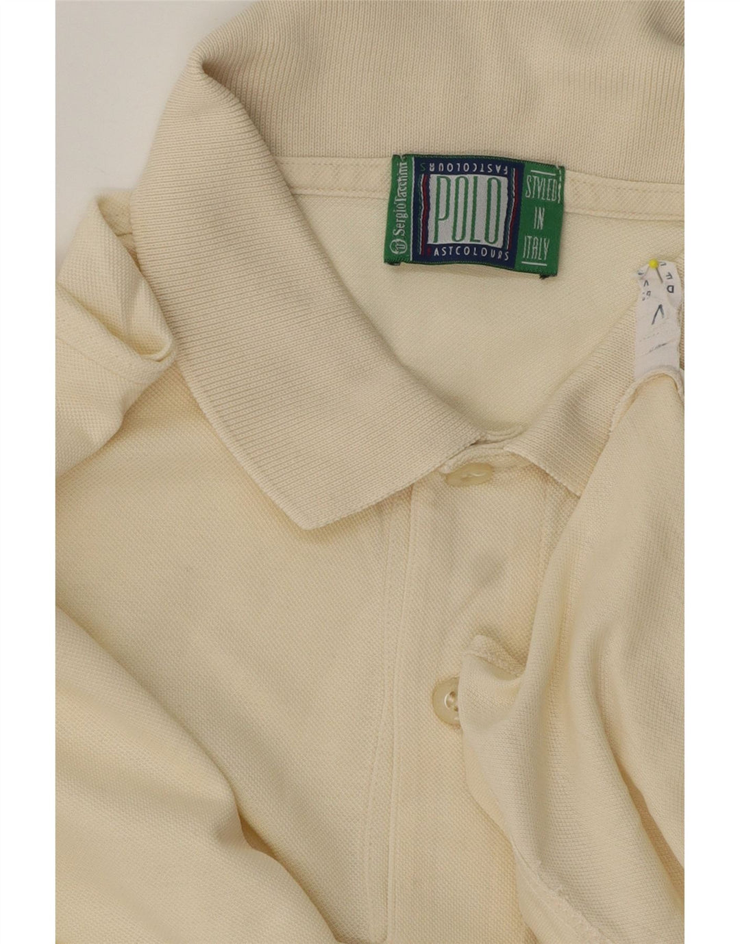 Sergio Tacchini Herren Poloshirt Medium Off White
