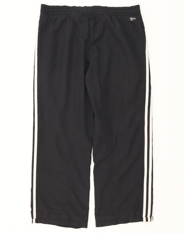 Adidas Damen Clima Proof Trainingshose UK 12 Medium Schwarz Polyester