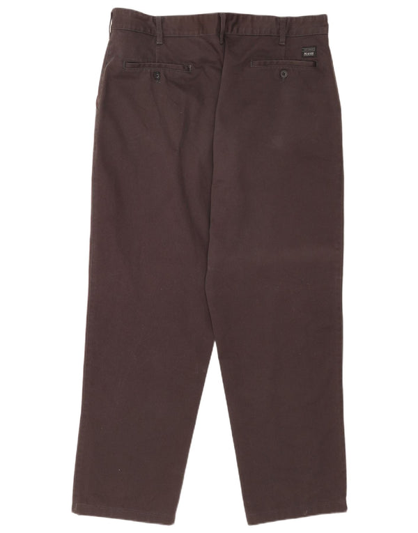 Mash Herren gerade Chinohose IT 54 2XL W36 L29 Grau Baumwolle
