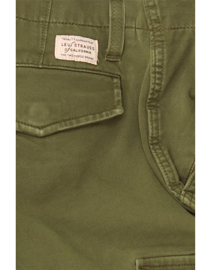 Levi's Slim Cargo-Hose für Herren, W31, L30, grüne Baumwolle