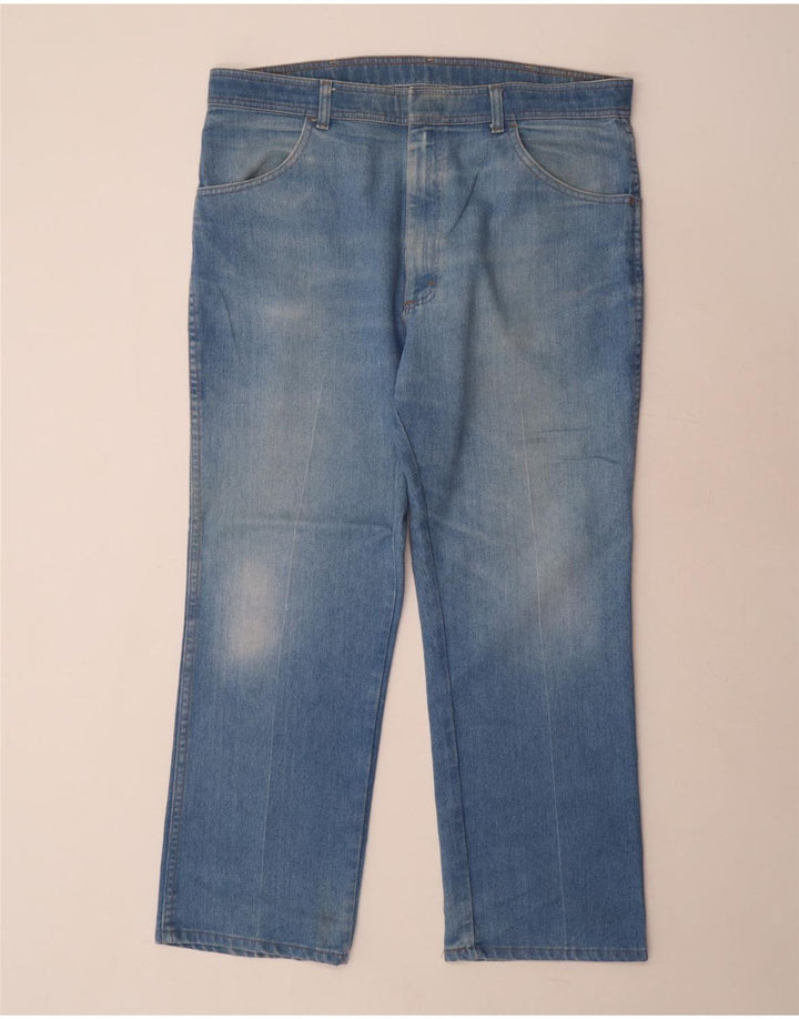 WRANGLER Herren-Jeans mit normaler Passform, gerade Passform, W38, L29, blaues Polyester