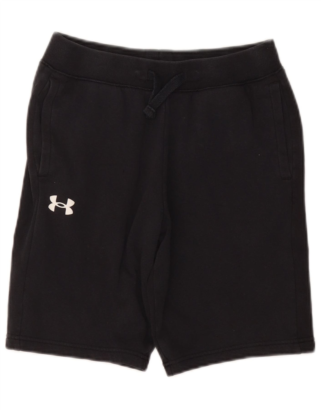 UNDER ARMOUR Sportshorts für Jungen, 11–12 Jahre, Größe L, schwarze Baumwolle