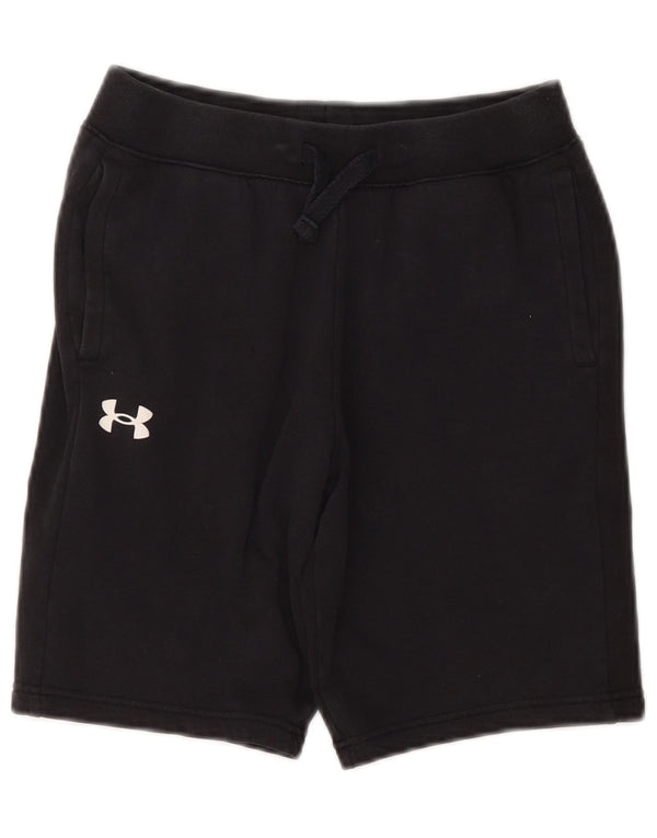 UNDER ARMOUR Sportshorts für Jungen, 11–12 Jahre, Größe L, schwarze Baumwolle