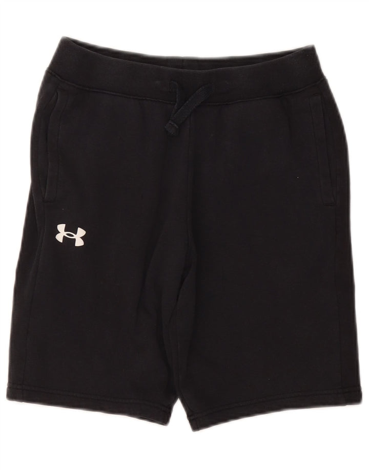 UNDER ARMOUR Sportshorts für Jungen, 11–12 Jahre, Größe L, schwarze Baumwolle