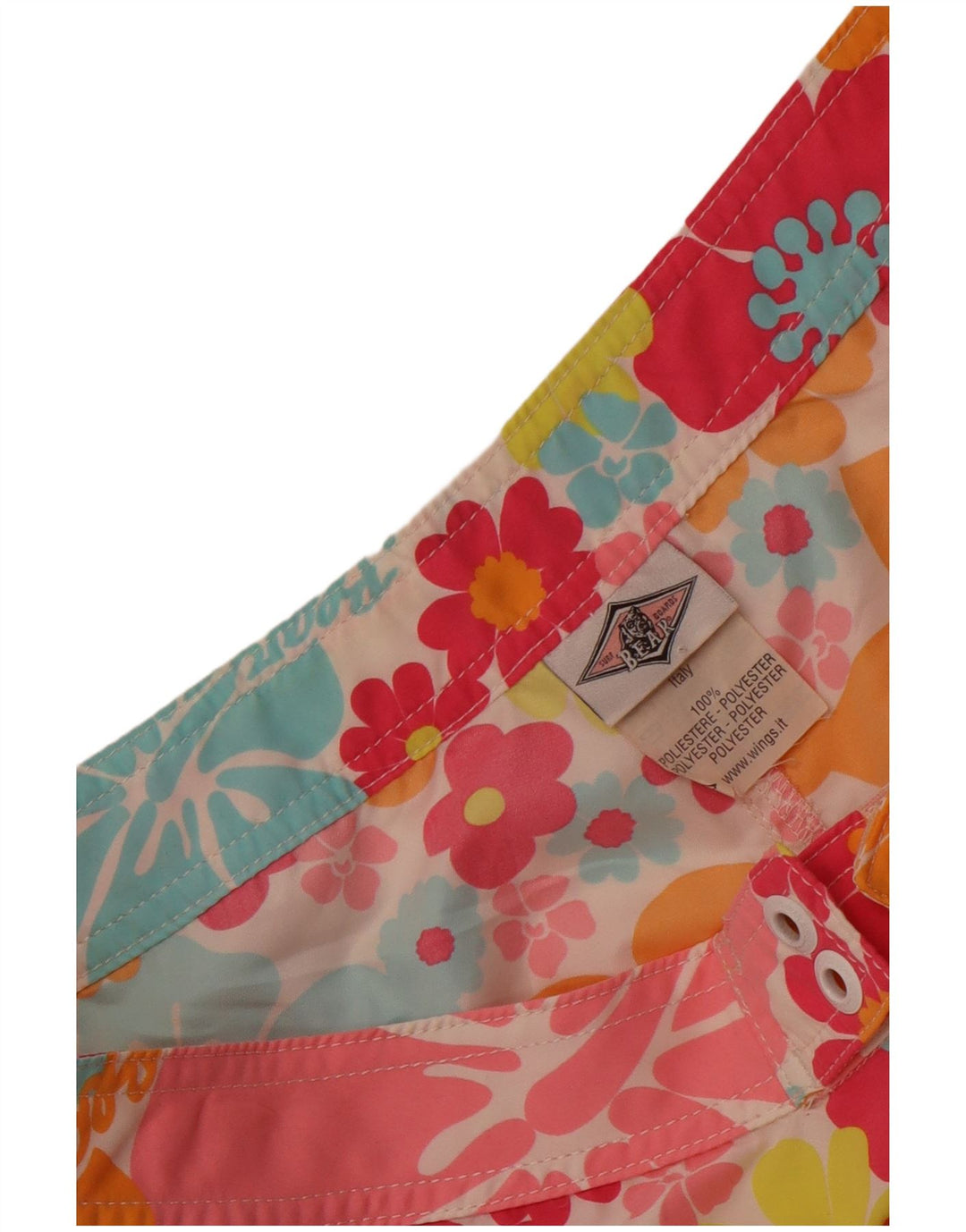 Bear Damen-Badeshorts, UK 14, groß, mehrfarbig, Blumenmuster, Polyester