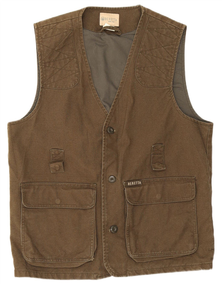 Beretta Herren-Utility-Gilet UK 38, mittlere Khaki-Baumwolle