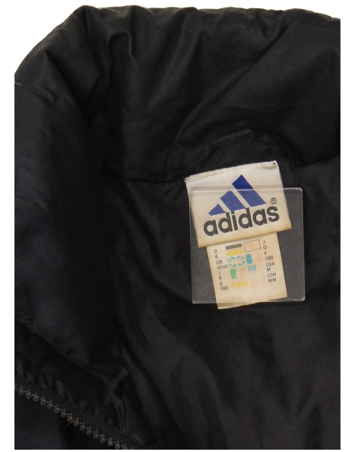 ADIDAS Herren Wattierte Jacke UK 40/42 Medium Marineblau Polyester