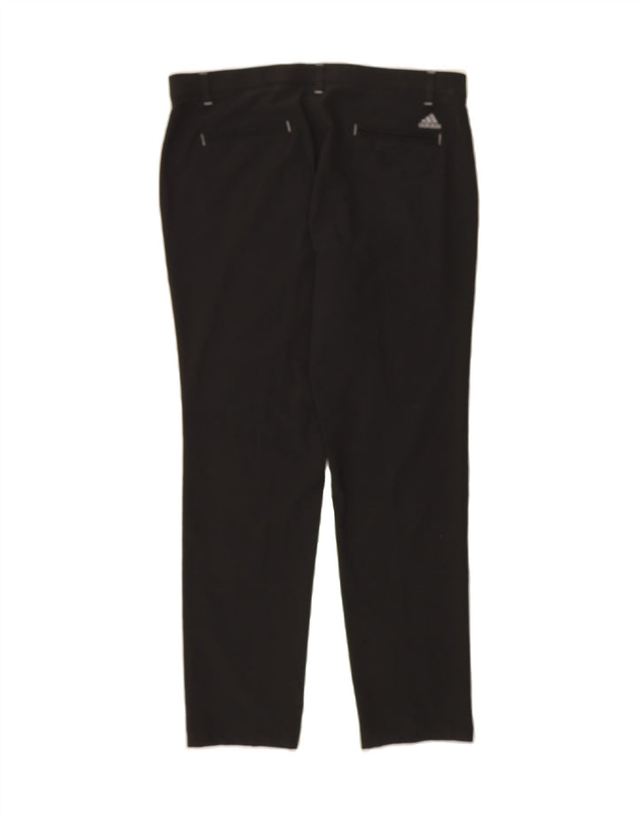 ADIDAS Mens Slim Chino Trousers W36 L32 Black Polyester Vintage Adidas and Second-Hand Adidas from Messina Hembry 