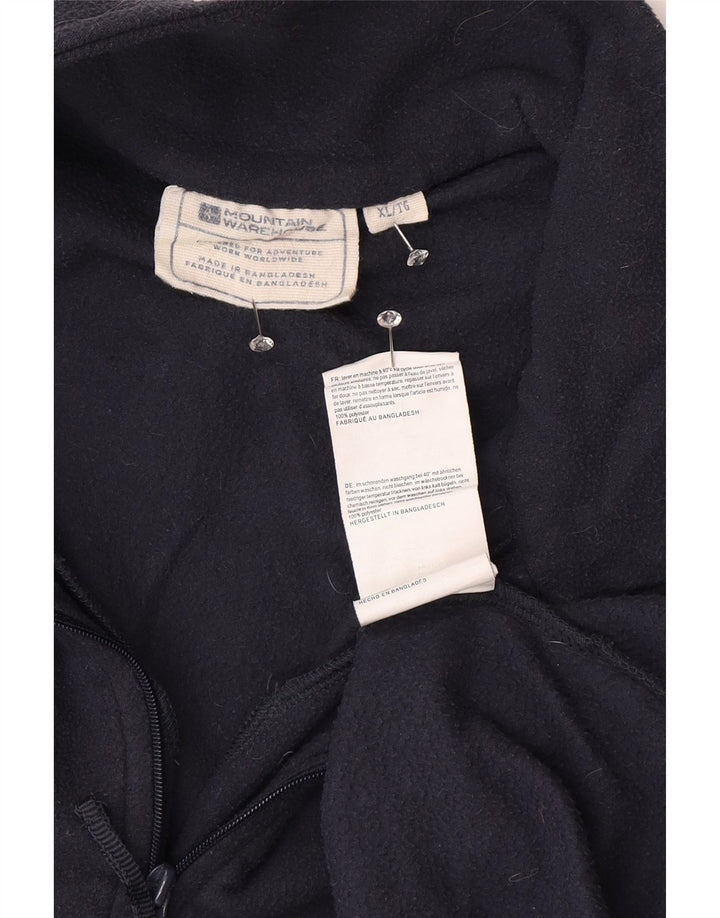 MOUNTAIN WAREHOUSE Herren-Fleecepullover mit Reißverschluss, XL, Marineblau, Polyester