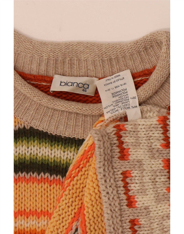 Bianca Rollkragenpullover für Damen, Größe 46, groß, mehrfarbig