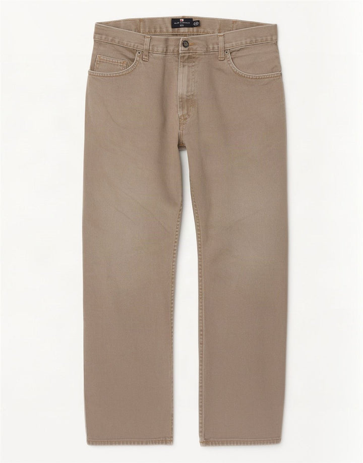Marks & Spencer Herren Blue Harbor Straight Jeans W36 L29 Graue Baumwolle