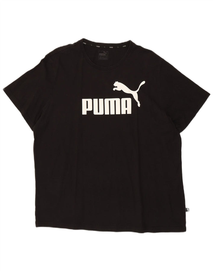 Puma Herren Grafik T-Shirt Top 2XL Schwarz
