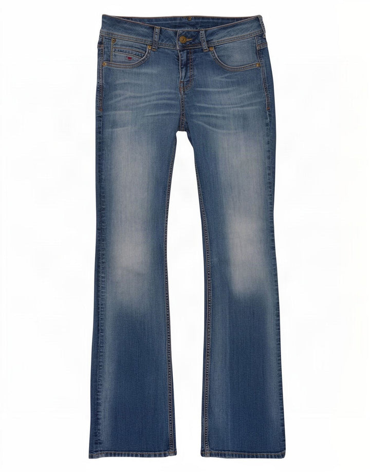 Tommy Hilfiger Damen Bootcut-Jeans W32 L33 Blau
