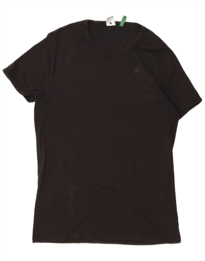 G-STAR Mens T-Shirt Top XL Black Cotton