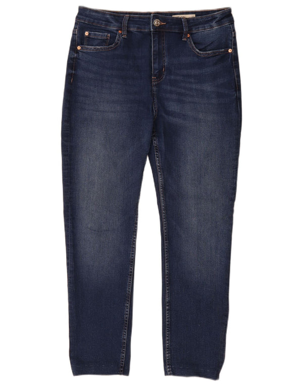 Marks & Spencer Damen The Lily Slim Jeans UK 14 Large W32 L26 Blaue Baumwolle