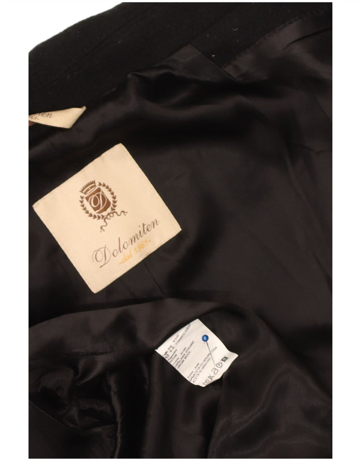 Dolomiten Damen Duffle Jacket IT 48 XL Schwarze Schurwolle