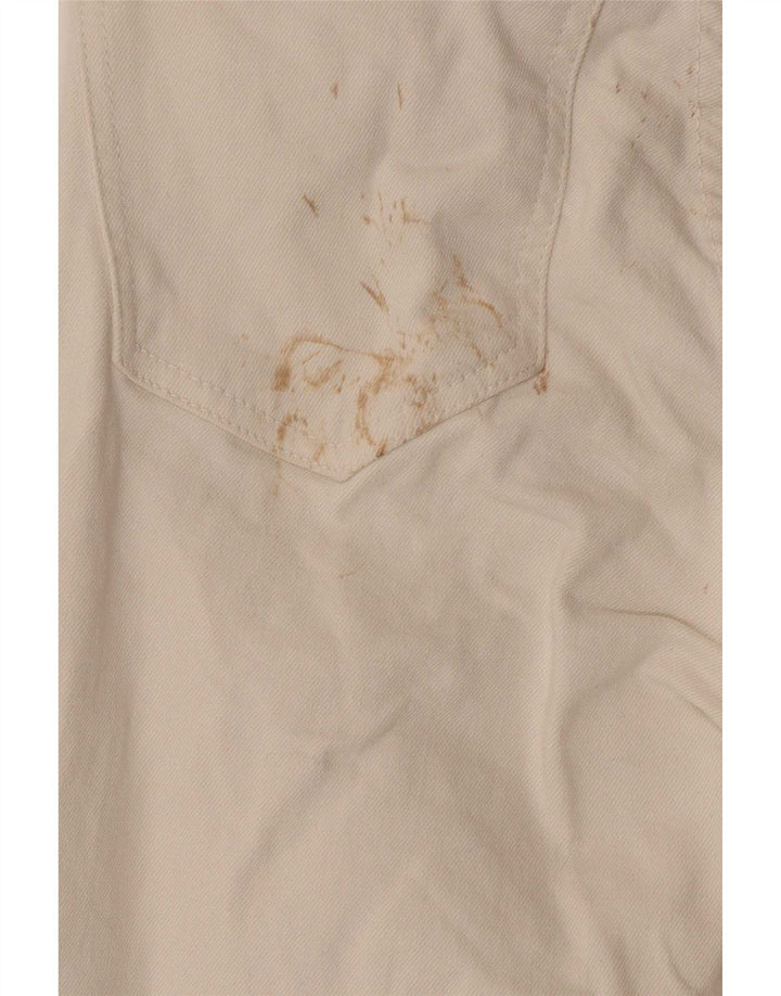 Zara Herren Schlagjeans EU 36 XS W26 L25 Weiß