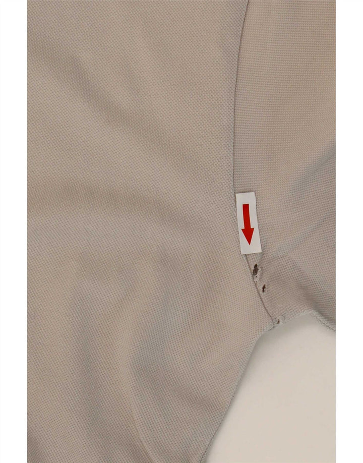 Fred Perry Herren-Poloshirt, klein, grau gestreift, Baumwolle