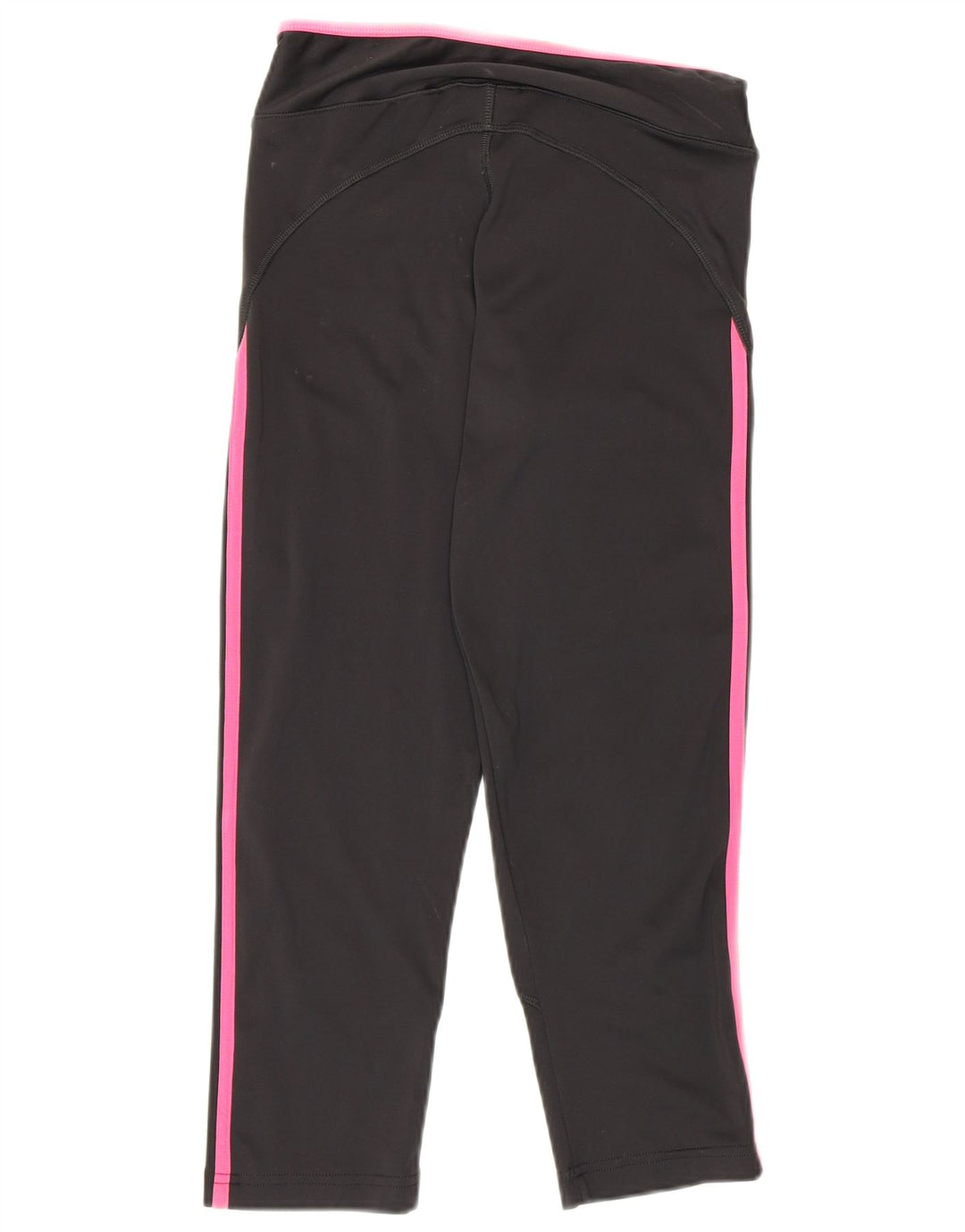 Adidas Damen Climalite Capri Leggings UK 8 Small Schwarz Polyester