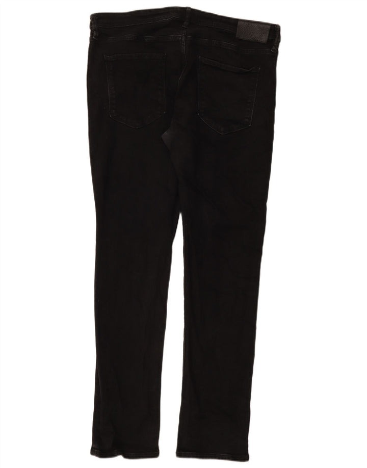 Jack & Jones Herren Slim Jeans W36 L32 Schwarze Baumwolle
