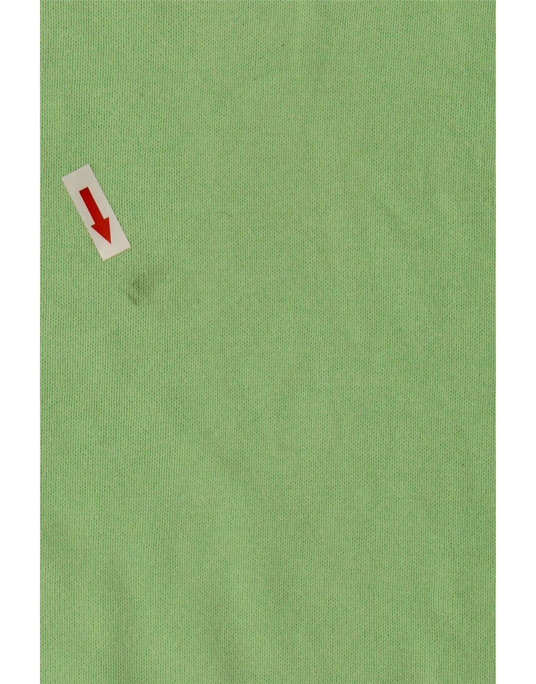 Zara Herren-Pullover mit Rundhalsausschnitt, groß, grüne Baumwolle