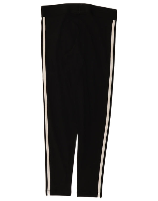 Adidas Damen Leggings UK 12/14 Mittelschwarze Baumwolle