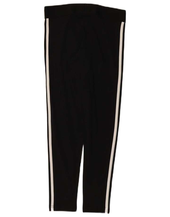 Adidas Damen Leggings UK 12/14 Mittelschwarze Baumwolle