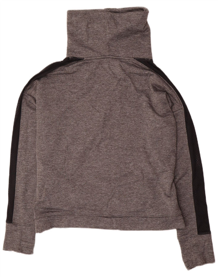 Under Armour Damen-Sweatshirt mit lockerer Passform, UK 16, Größe L, grau, Polyester