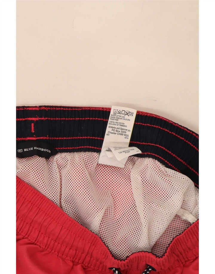 Marks & Spencer Herren Blue Harbor Badeshorts Mittelrosa Polyester