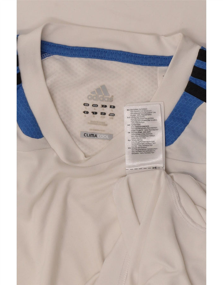 Adidas Herren Climacool Weste Top Large Weiß Colourblock Polyester