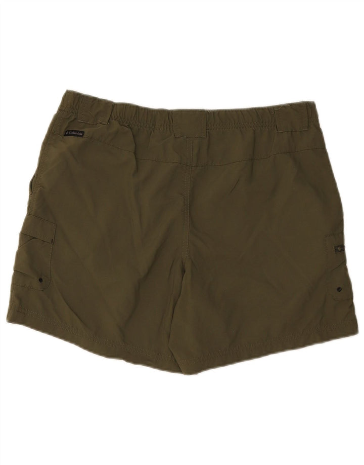 Columbia Herren-Cargo-Shorts, mittelgroß, W32, grünes Polyester