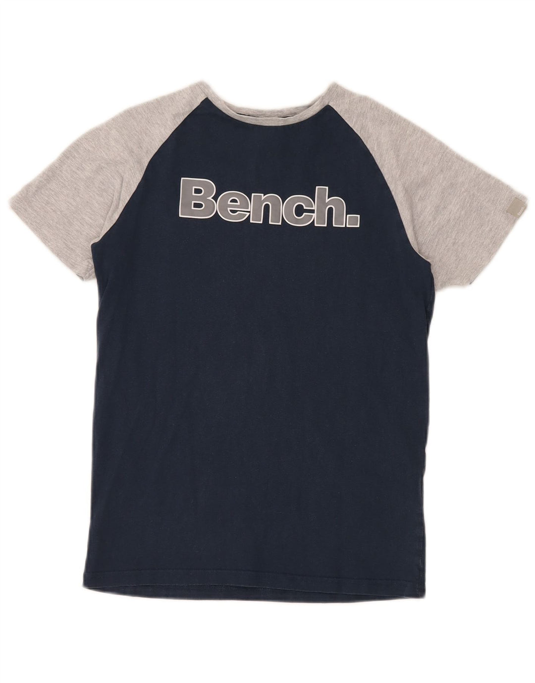 BENCH Grafik-T-Shirt für Jungen, 11–12 Jahre, Marineblau, Colourblock-Baumwolle